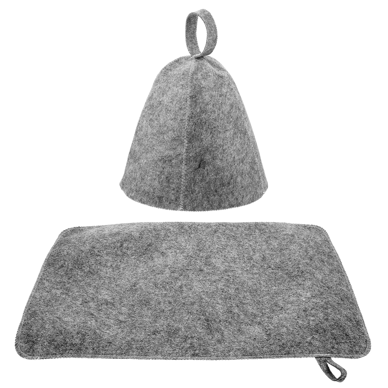 1 Set of Sauna Hat and Pad Set Supple Felt Bathing Hat Kit Thickened Felt Sauna Hat Set
1 Set of Sauna Hat and Pad Set Supple Felt Bathing Hat Kit Thickened Felt Sauna Hat Set