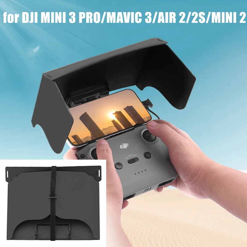

for DJI MINI 3 PRO/MAVIC 3/MAVIC AIR 2/2S/MINI 2/AIR 3 Phone Sun Shade RC-N2 RC-N1 Remote Sunshade Hood Drone RC-N1 Accessories