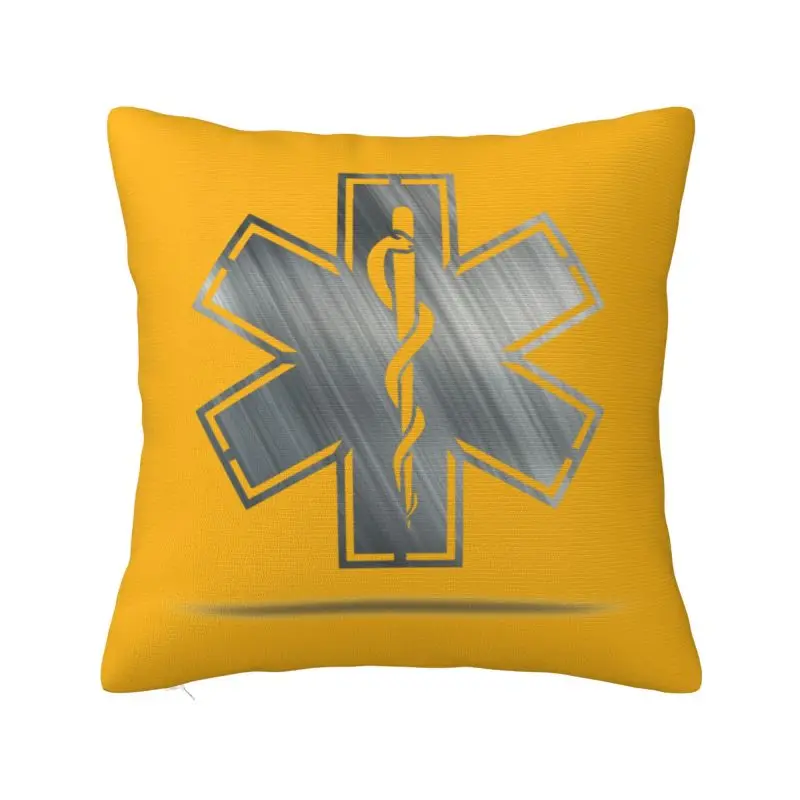 Luxury Emt Star Of Life Cushion Covers 40x40cm Soft Paramedic Pillow Case for Sofa Car Square Pillowcase Home Decor
Luxury Emt Star Of Life Cushion Covers 40x40cm Soft Paramedic Pillow Case for Sofa Car Square Pillowcase Home Decor