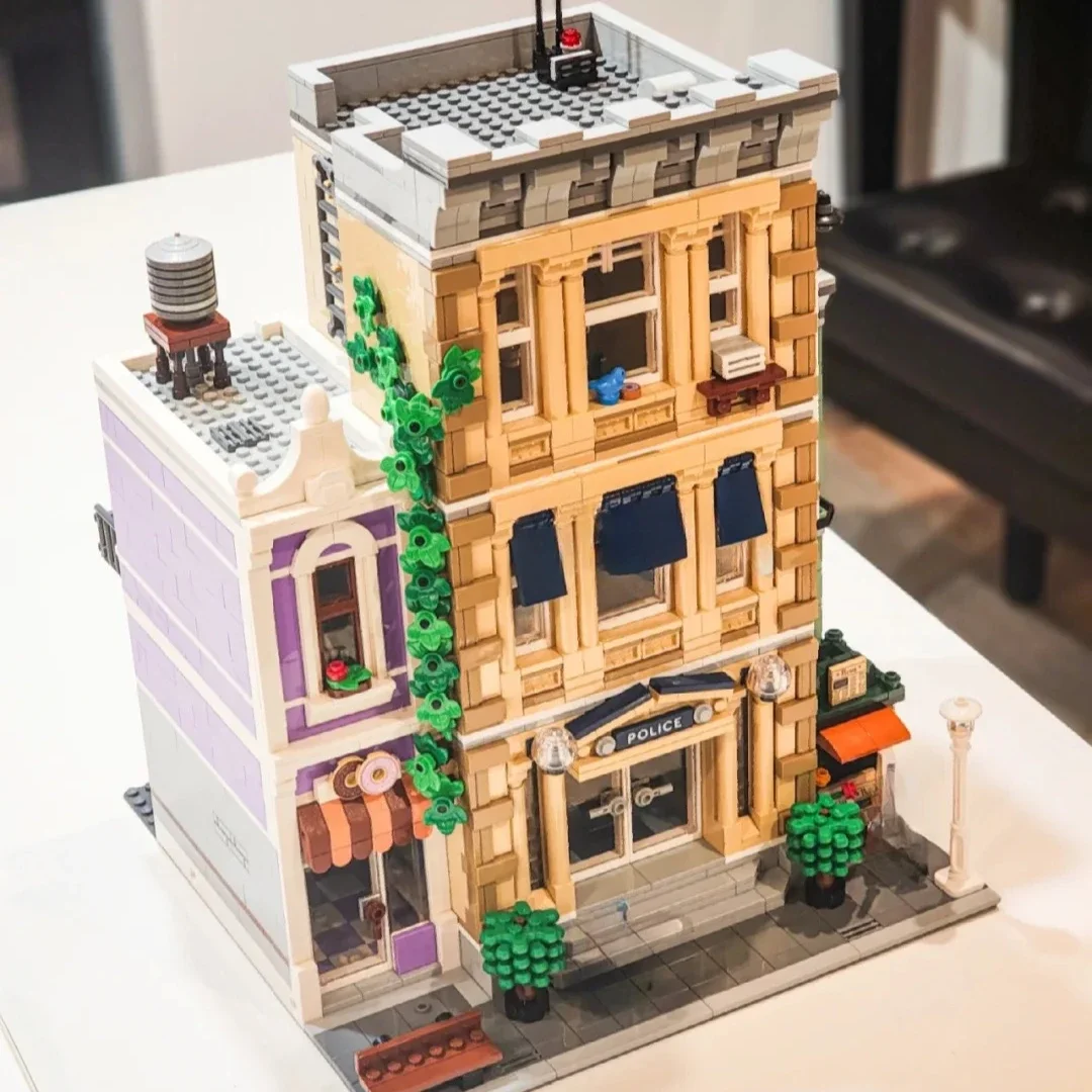 Building Block MOC Creator Expert Police Station Bricks Toy Building Block MOC Creator Expert Police Station Bricks Toy