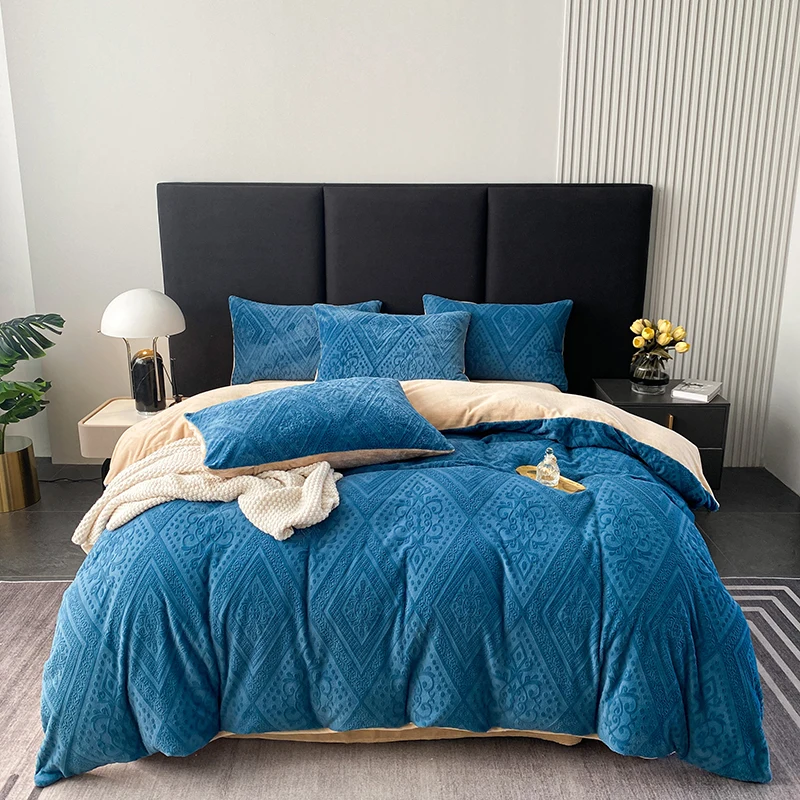 Super Soft Winter Crystal Velvet Bedding Warm Imitation Rabbit Plush Duvet Cover Set Blanket Bed Sheet Set Bedspread Pillowcases
Super Soft Winter Crystal Velvet Bedding Warm Imitation Rabbit Plush Duvet Cover Set Blanket Bed Sheet Set Bedspread Pillowcases