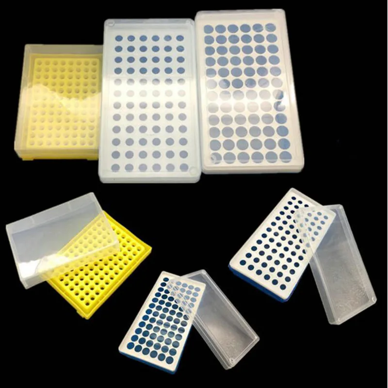 1Pcs Plastic Centrifugal Tube Box Storage Rack Holder Ice Box 32/50/72/96/100holes Suitable For 0.2/0.5/1.5/5ml Centrifuge Tube
1Pcs Plastic Centrifugal Tube Box Storage Rack Holder Ice Box 32/50/72/96/100holes Suitable For 0.2/0.5/1.5/5ml Centrifuge Tube