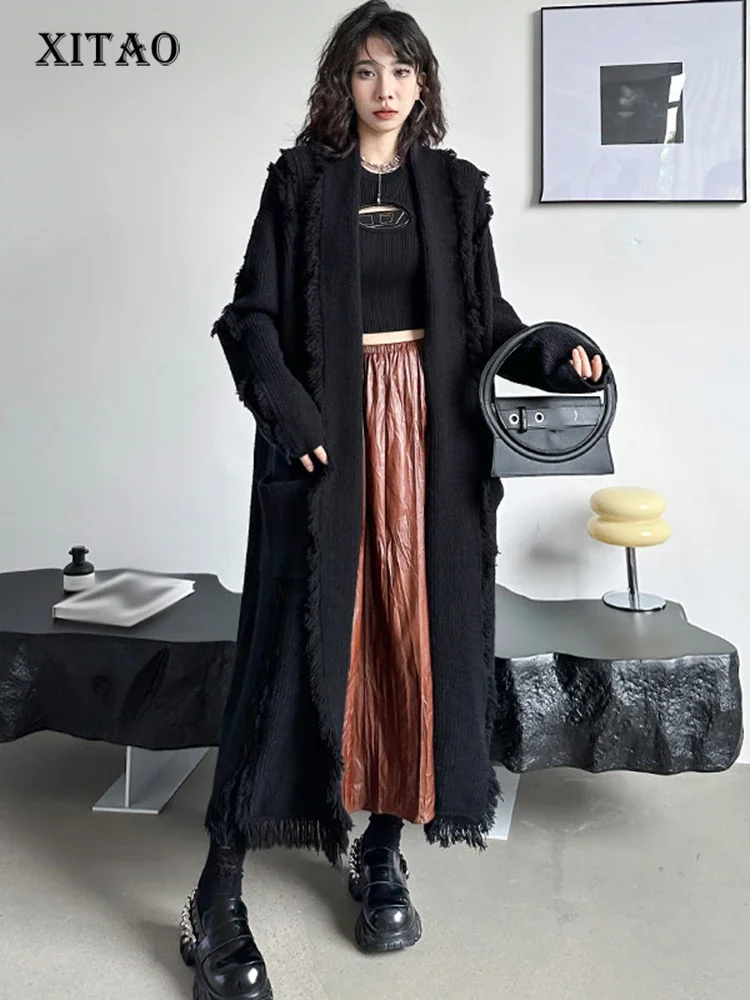 XITAO Full Sleeve Knitting Sweaters Tassel Solid Color Simplicity Fashion Loose Casual 2024 Spring Women Sweaters LYD1308
XITAO Full Sleeve Knitting Sweaters Tassel Solid Color Simplicity Fashion Loose Casual 2024 Spring Women Sweaters LYD1308