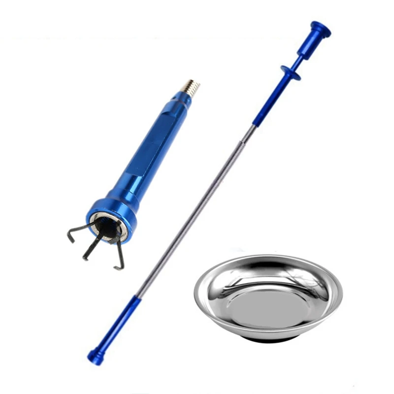 Metal Pickup 4-Claw LED Light Magnetic Long Spring Picker Car Repair Catcher Toilet Gadget Sewer Pick Up Tool
Metal Pickup 4-Claw LED Light Magnetic Long Spring Picker Car Repair Catcher Toilet Gadget Sewer Pick Up Tool