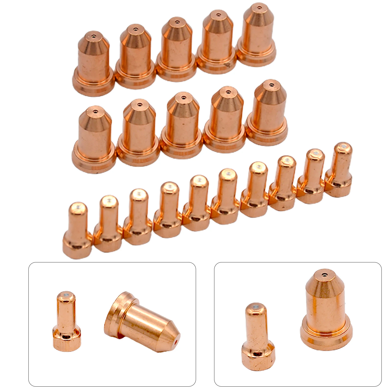 Welding Equipment Plasma Torch Nozzle 20pcs/set Electrode PT-80 70-80A Plasma Cutter Torch 1.3mm Tips Brand New
Welding Equipment Plasma Torch Nozzle 20pcs/set Electrode PT-80 70-80A Plasma Cutter Torch 1.3mm Tips Brand New