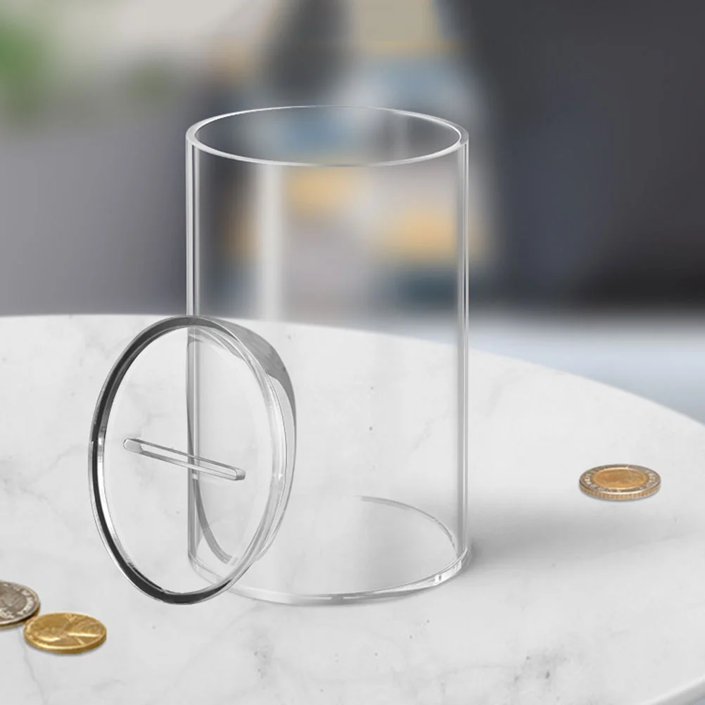 3 Pcs Clear Acrylic Savings Jar Desktop Bank Transparent Piggy Coin Container Compact
3 Pcs Clear Acrylic Savings Jar Desktop Bank Transparent Piggy Coin Container Compact