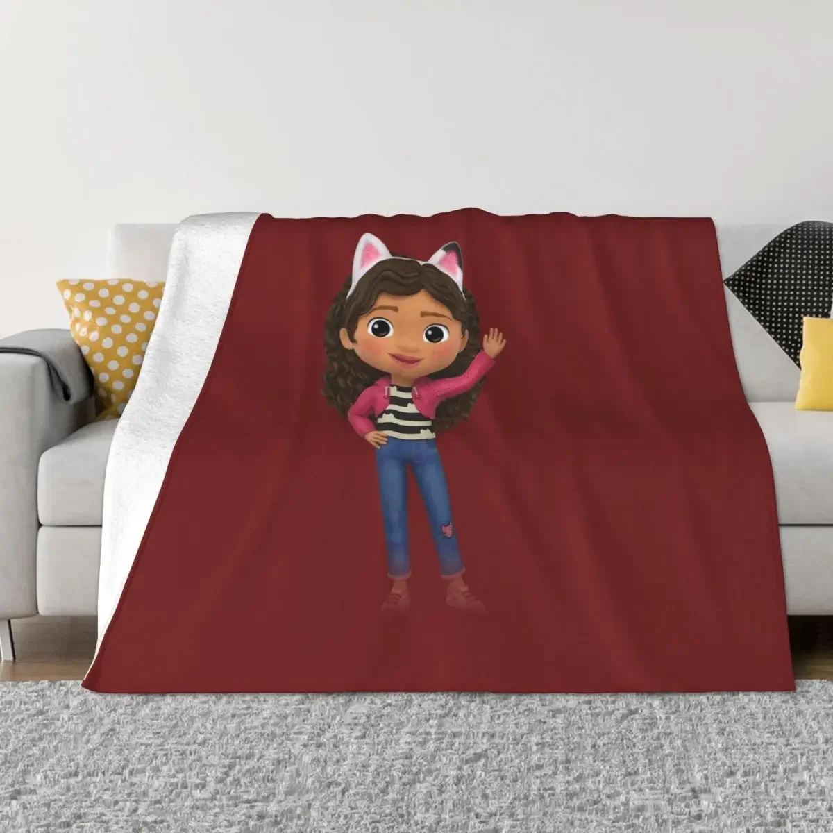 Gabby's Dollhouse Anime Blankets Flannel Textile Decor Multifunction Soft Throw Blankets for Bedding Car Quilt
Gabby's Dollhouse Anime Blankets Flannel Textile Decor Multifunction Soft Throw Blankets for Bedding Car Quilt