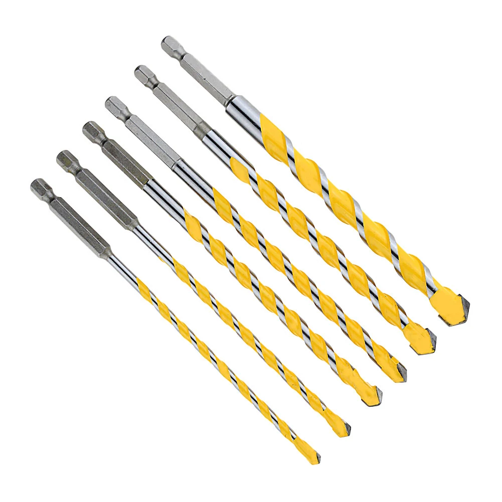 1/4" Hex Shank 160mm Tungsten Carbide Drill Bit 5/6/8/10/12mm For Masonary Concrete Ceramic Granite Tiles Stone Wood Plastic
1/4" Hex Shank 160mm Tungsten Carbide Drill Bit 5/6/8/10/12mm For Masonary Concrete Ceramic Granite Tiles Stone Wood Plastic
