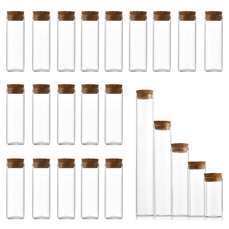 10PCS 10ml-100ml Mini Corks Glass Bottles Wishing Bottles Clear Storage Jar Straight Mouth Glass Vials DIY Decoration Containers
10PCS 10ml-100ml Mini Corks Glass Bottles Wishing Bottles Clear Storage Jar Straight Mouth Glass Vials DIY Decoration Containers