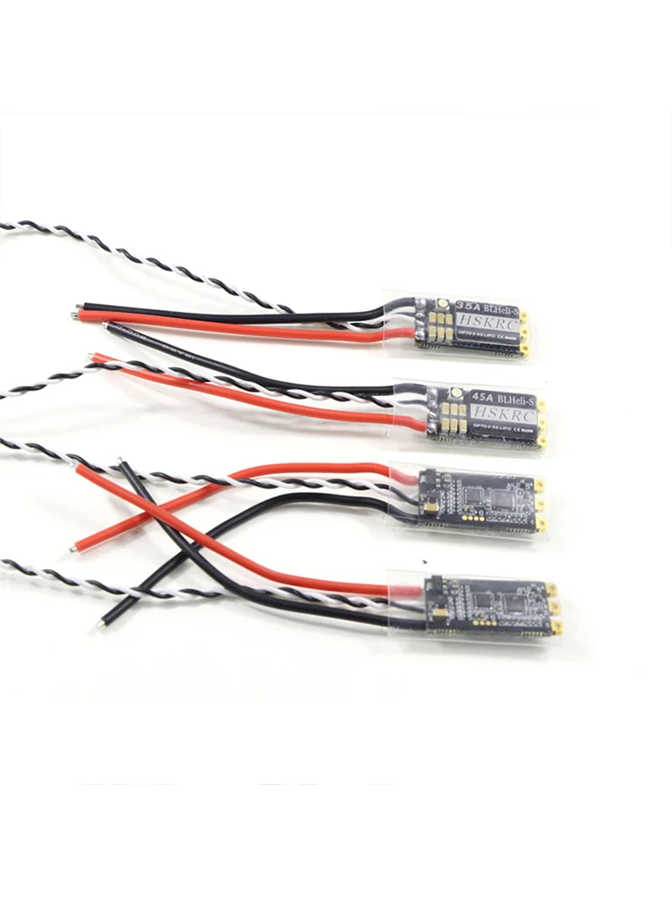 

4PCS 45A 35A 30A 20A BLHeli_S 2-4S Dshot600 Brushless ESC for RC FPV Freestyle Drones DIY Parts