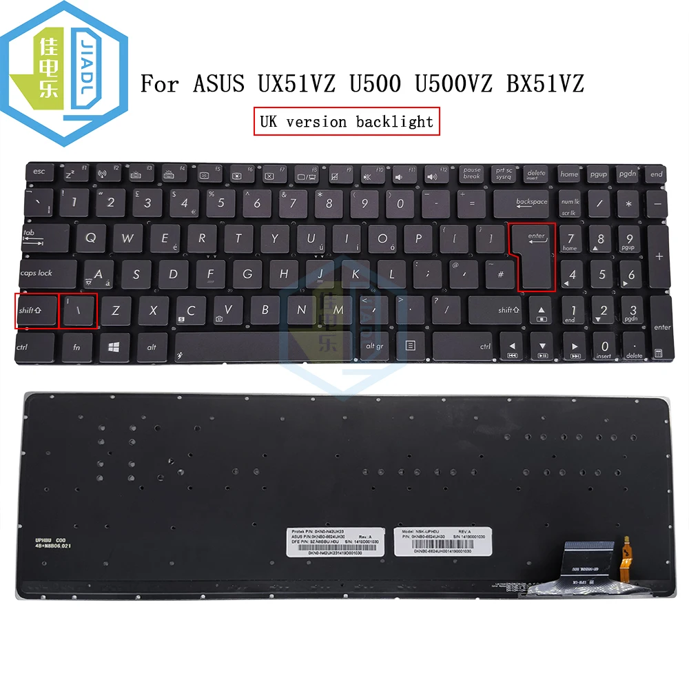 Клавиатура с подсветкой для ноутбука ASUS ZenBook UX51 UX51VZ U500 U500VZ BX51VZ
Клавиатура с подсветкой для ноутбука ASUS ZenBook UX51 UX51VZ U500 U500VZ BX51VZ