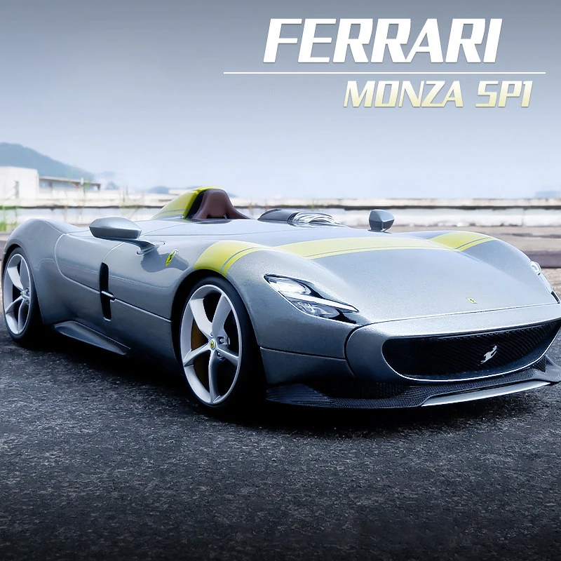 Суперкар Bburago Ferrari Monza SP1, модель из литого металла, детская игрушка, подарок для парня, коллекция коллекционных автомобилей из сплава, 1:24
Суперкар Bburago Ferrari Monza SP1, модель из литого металла, детская игрушка, подарок для парня, коллекция коллекционных автомобилей из сплава, 1:24