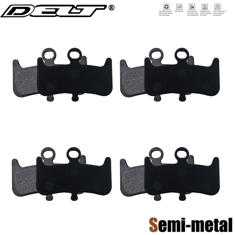 

4 Pair Bicycle Disc Brake Pads FOR Hayes Dominion A4 Caliper Semi-Metallic Mountain BIKE Hydraulic Brake pad