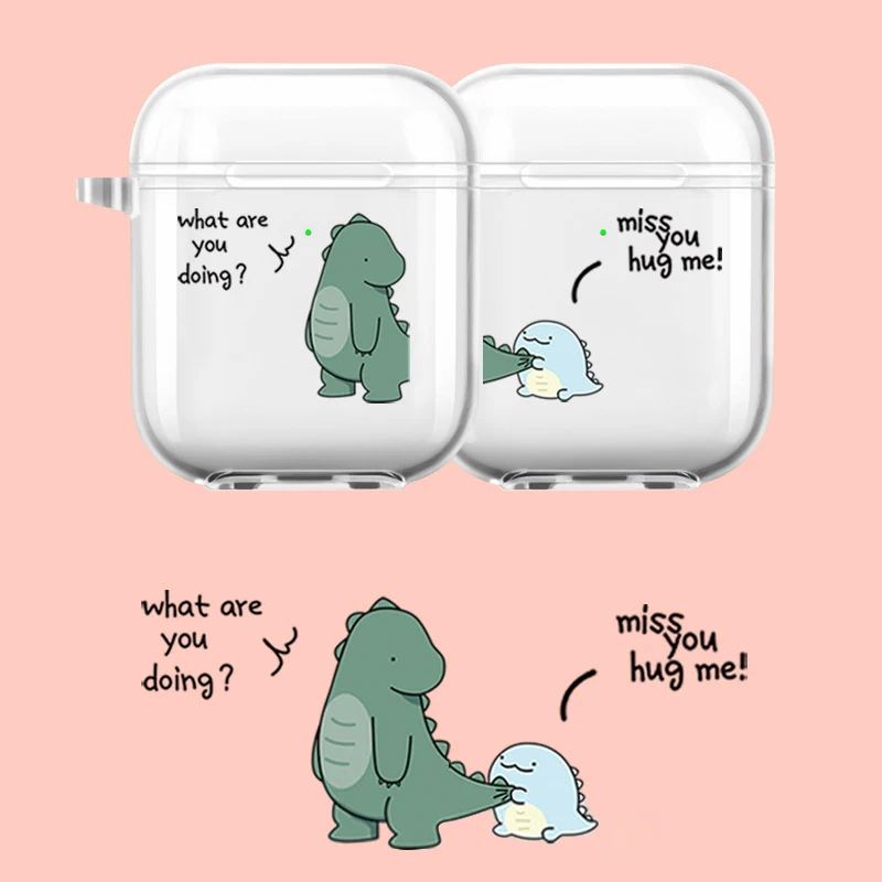For AirPods 1 2 Case Cute Dinosaur Headphone Case For Airpods Pro TPU Earphone Cover Headphone Accessories
For AirPods 1 2 Case Cute Dinosaur Headphone Case For Airpods Pro TPU Earphone Cover Headphone Accessories