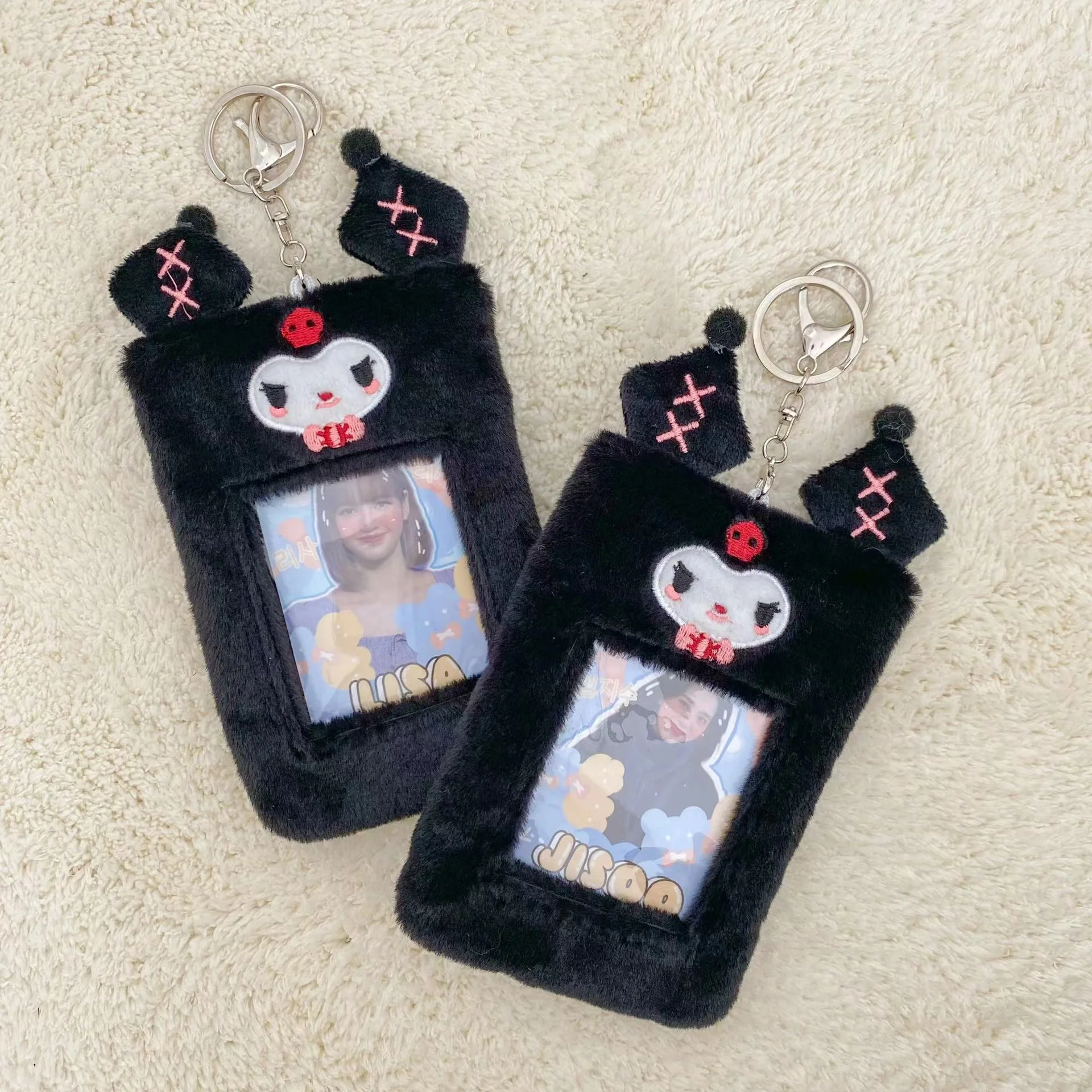 Kawaii Cartoon animal Plush Photocard Holder Credit ID Bank Card Bus Card Korea Protective Case Photo Sleeves with pendant
Kawaii Cartoon animal Plush Photocard Holder Credit ID Bank Card Bus Card Korea Protective Case Photo Sleeves with pendant