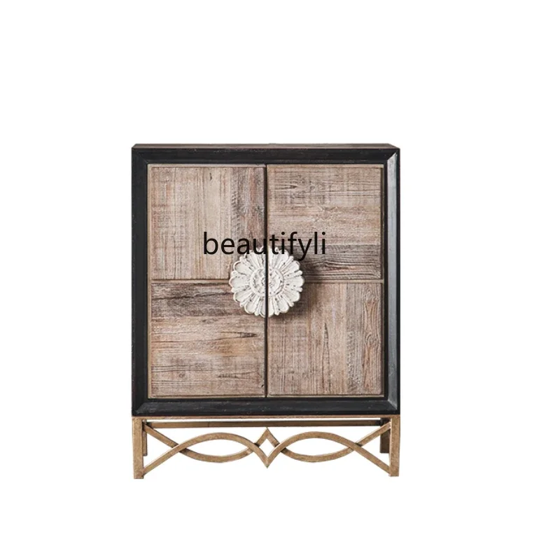 American Retro Entrance Cabinet Carved Living Room Entrance Household Solid Wood Corridor Aisle Decorative Locker
American Retro Entrance Cabinet Carved Living Room Entrance Household Solid Wood Corridor Aisle Decorative Locker