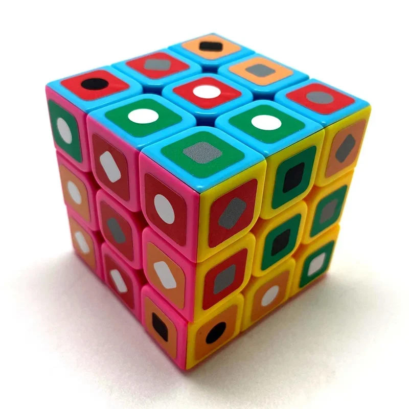 

Gray Matter 3x3x3 Bastinazo Magic Cube Neo Professional Speed Twisty Puzzle Brain Teasers Educational Toys