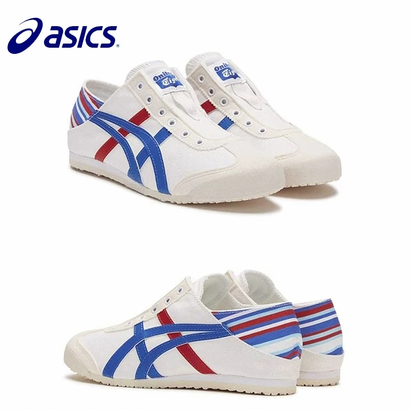 

Классические кроссовки без шнурков, без шнурков, Asics Onitsuka Tiger Мексики 66, оригинальная обувь для мужчин и женщин