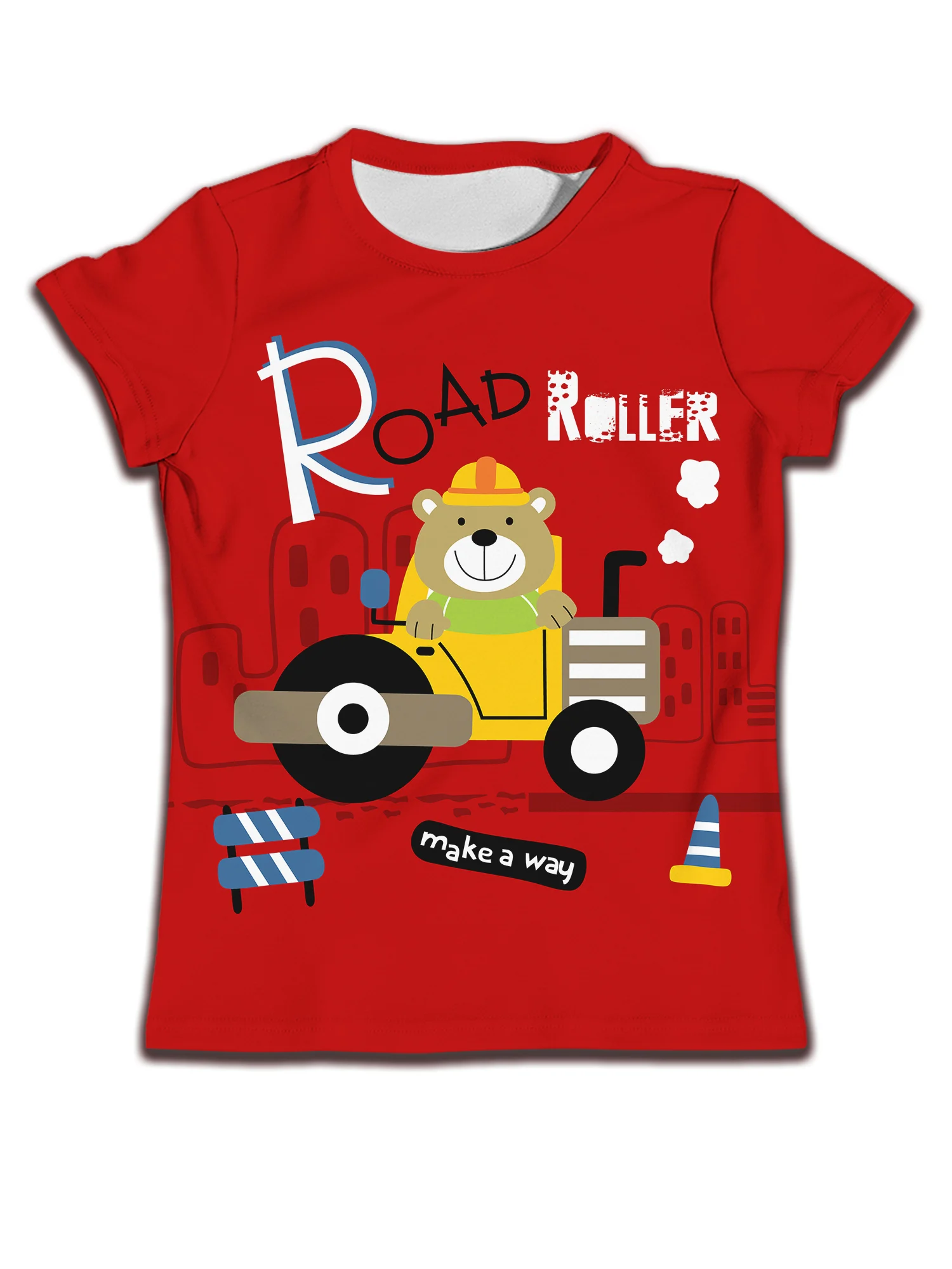 Summer children's red T-shirt cute cartoon bear girls' short sleeved fashion casual boys' O-neck top quick dry kids' sweatshirt
Summer children's red T-shirt cute cartoon bear girls' short sleeved fashion casual boys' O-neck top quick dry kids' sweatshirt