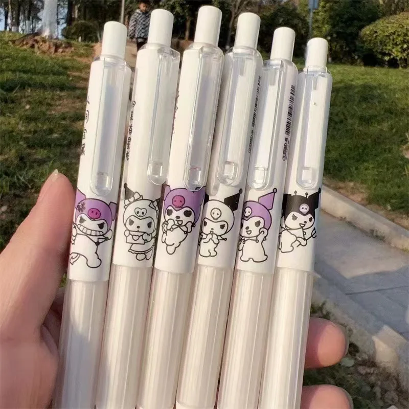 6Pcs Sanrio Roller Ball Pen Kawaii Students Stationery Anime Kuromi My Melody Cinnamoroll 0.5MM Black Student Use School Gifts
6Pcs Sanrio Roller Ball Pen Kawaii Students Stationery Anime Kuromi My Melody Cinnamoroll 0.5MM Black Student Use School Gifts