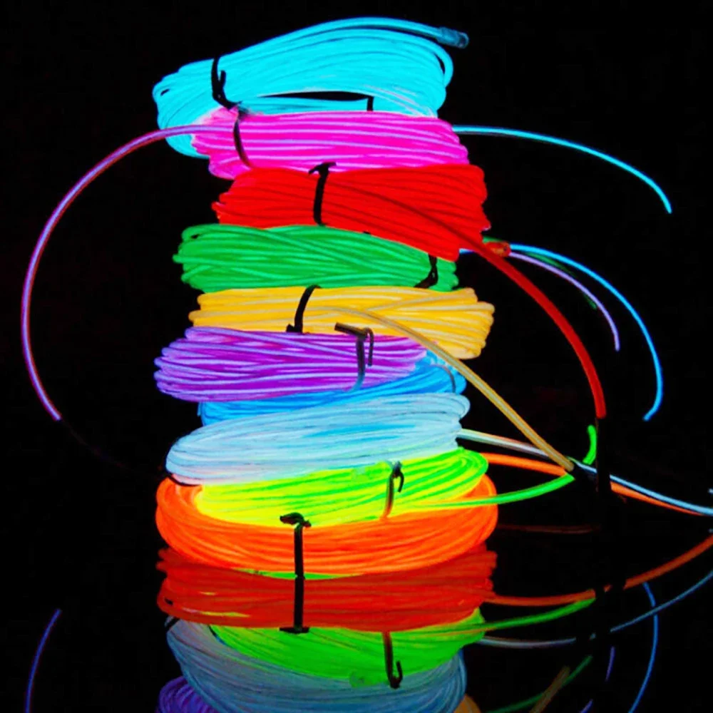 1-5m 10m 3V AA controller Flexible Neon Light Glow EL Draht Seil Rohr band wasserdichte LED Neon Lichter Schuhe Kleidung Auto De
1-5m 10m 3V AA controller Flexible Neon Light Glow EL Draht Seil Rohr band wasserdichte LED Neon Lichter Schuhe Kleidung Auto De