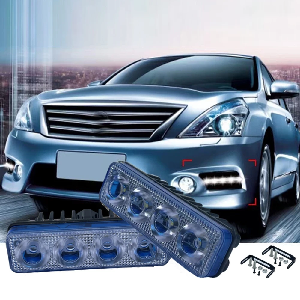 Parts Car 4 LED DRL Lights SUV Super Trucks White 6000K-7000K Accessories DC 12V Daytime Running Lights Brand New
Parts Car 4 LED DRL Lights SUV Super Trucks White 6000K-7000K Accessories DC 12V Daytime Running Lights Brand New