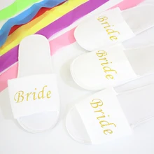 1Pair Of Bridal Wedding Party Slippers Bride Bridesmaid Wedding Decoration Soft Slippers Ladies Bachelor Party Shoes Photo Props
1Pair Of Bridal Wedding Party Slippers Bride Bridesmaid Wedding Decoration Soft Slippers Ladies Bachelor Party Shoes Photo Props