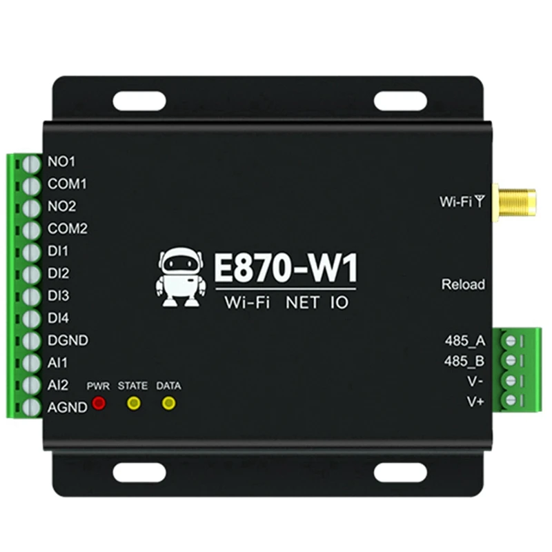 Контроллер-шлюз захвата WiFi Edge IO, Ethernet RS485 4DI + 2DO + 2AI E870-W1 TCP/UDP/MQTT Protocol Modbus
Контроллер-шлюз захвата WiFi Edge IO, Ethernet RS485 4DI + 2DO + 2AI E870-W1 TCP/UDP/MQTT Protocol Modbus