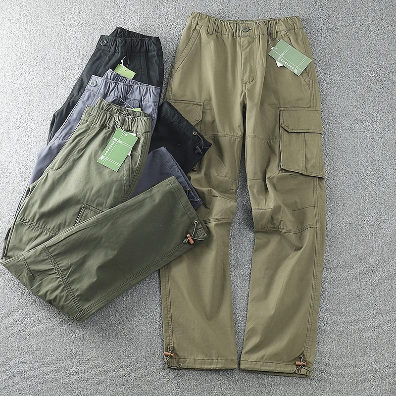 Classic Spring Cargo Pants Straight Casual Mens Pants Baggy Cotton Trousers Male Military Tactical Pants With Multi Pockets 4XL
Classic Spring Cargo Pants Straight Casual Mens Pants Baggy Cotton Trousers Male Military Tactical Pants With Multi Pockets 4XL