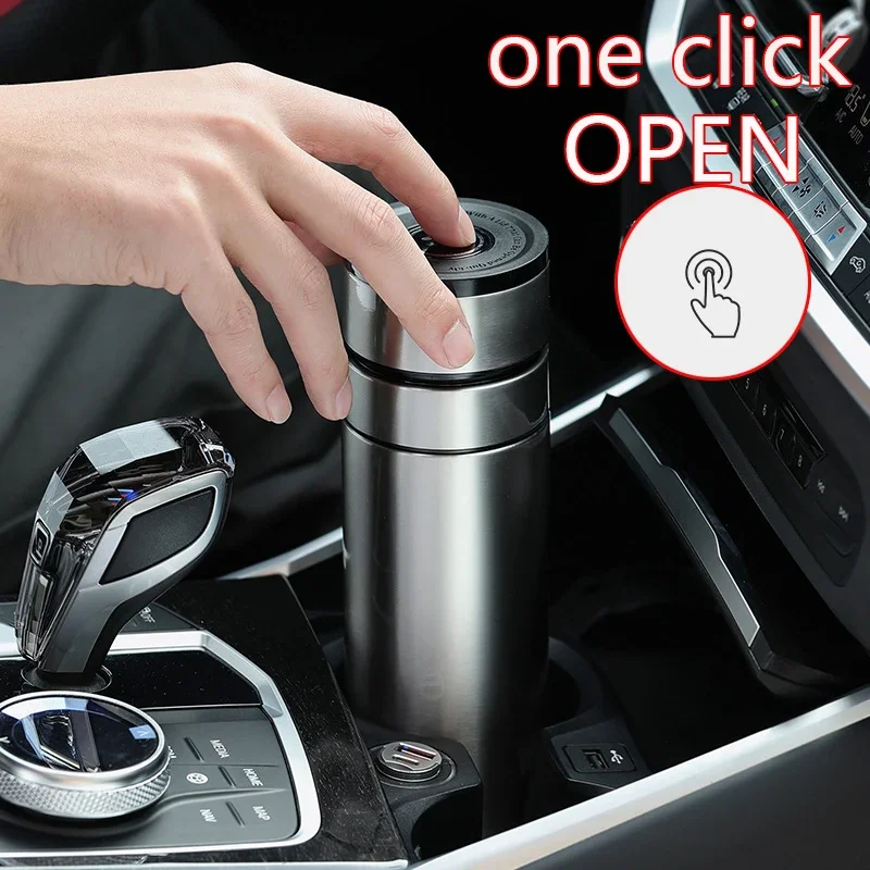 Easy Open 316 Stainless Steel Thermos for Car Office Business One Click Open Tea Thermos Cup Bottle Insulating Vacuum Cup
Easy Open 316 Stainless Steel Thermos for Car Office Business One Click Open Tea Thermos Cup Bottle Insulating Vacuum Cup
