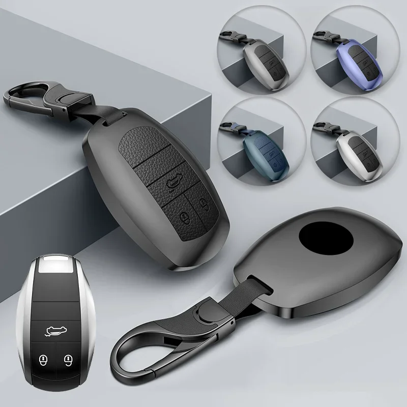 Aluminum Alloy Leather Car Remote Smart Key Case Cover Holder Bag With Keychain For Bentley Star GT Bentayga Flying 2018
Aluminum Alloy Leather Car Remote Smart Key Case Cover Holder Bag With Keychain For Bentley Star GT Bentayga Flying 2018