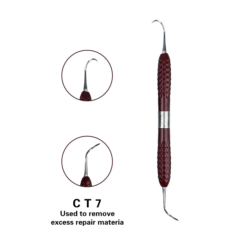 

Наполнитель для стоматологической смолы, набор для коррекции эстетики, подходит для пластиковой комоды с силиконовой ручкой, нож из смолы LM CT7