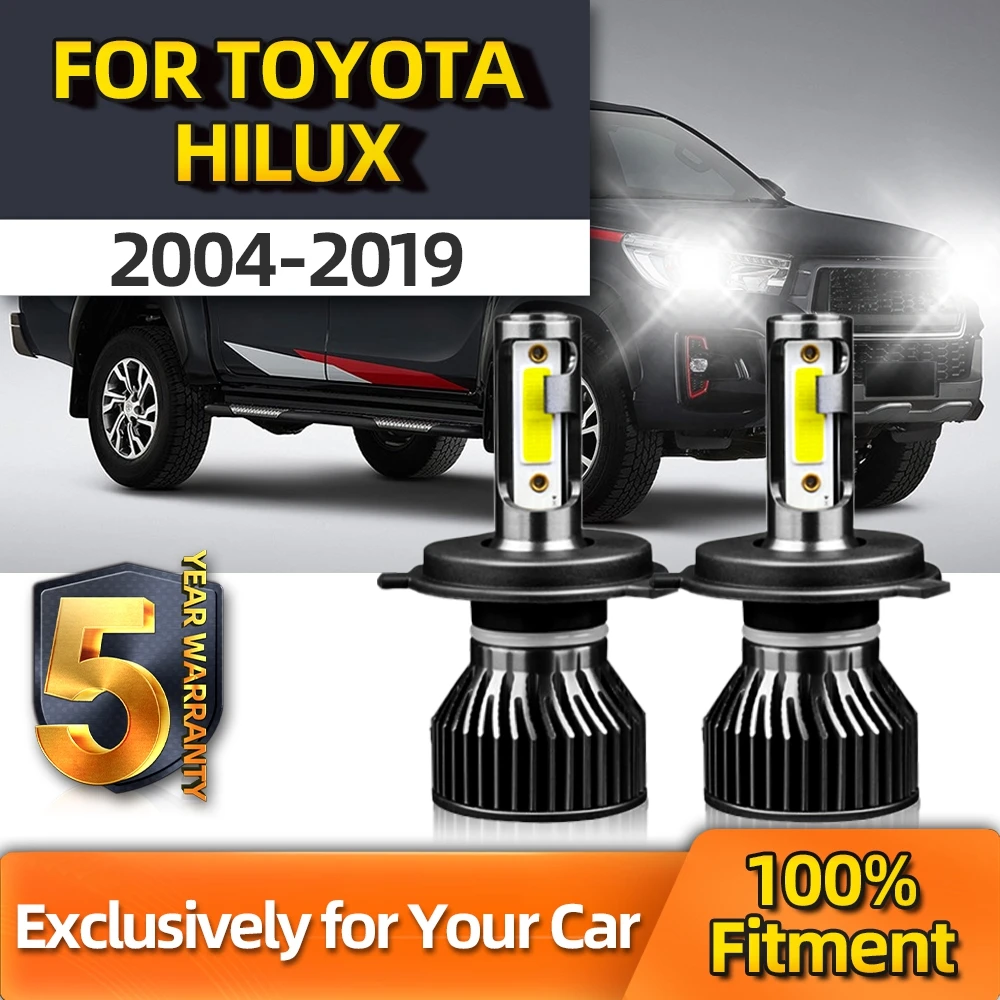 Crossfox 110W Car Lights 15000LM 12V 24V Turbo 6000K Led Bulbs Auto Headlight High&Low All In One H4 For Toyota Hilux 2004-2019
Crossfox 110W Car Lights 15000LM 12V 24V Turbo 6000K Led Bulbs Auto Headlight High&Low All In One H4 For Toyota Hilux 2004-2019