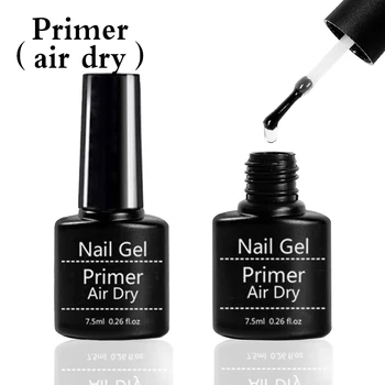 라임 걸 7.5ml 패스트 에어 드라이 프라이머, 매트 탑 젤베이스 프라이머 탑 코트 및 베이스 Ccoat 네일 아트 디자인을 위한 젤 네일 폴리쉬