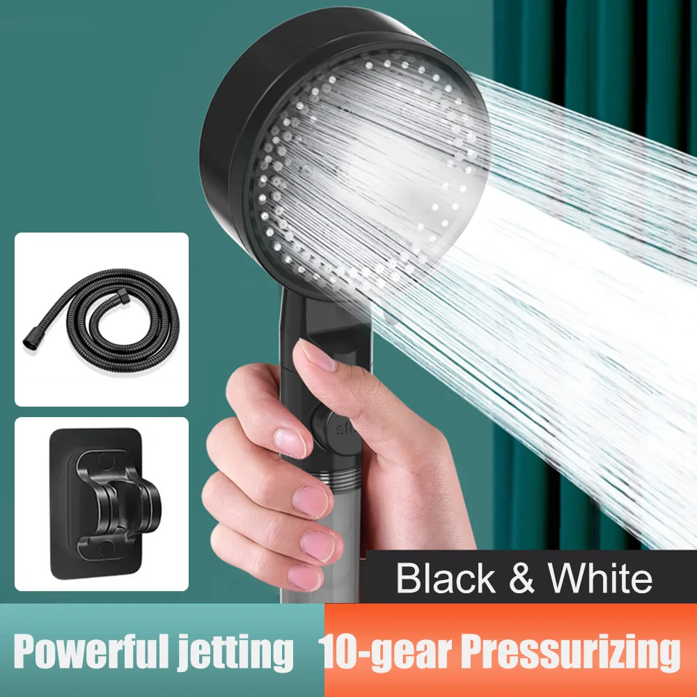 10Mode Adjustable High Pressure Shower Head One-key Stop Water Massage Shower Head Water Saving Spray Nozzle Bathroom Accessorie
10Mode Adjustable High Pressure Shower Head One-key Stop Water Massage Shower Head Water Saving Spray Nozzle Bathroom Accessorie