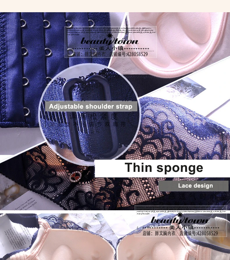 plus Size Push up Bra Sexy Lace Underwire Full Coverage Lingerie Wide Side Wings Thin Cup Support for Curvy Women Big Bust 15 S67286e42f57b47f8828d52667917a35e4