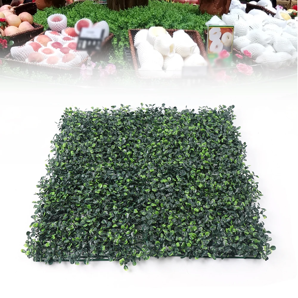 

12Pcs 20" x 20" Artificial Boxwood Hedges Panels Mat Decor Faux Plant Ivy Privacy Fence Wall Grass Hedge New