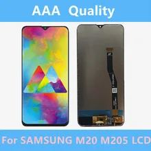 Ensemble écran tactile LCD AMOLED de 6.3 pouces, pour SAMSUNG Galaxy M20 2019 SM-M205 M205F, nouveau=