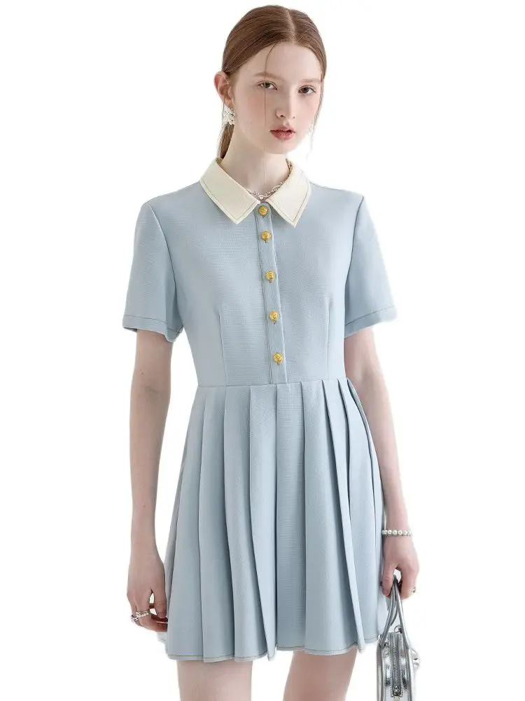 Women's 2023 Summer New Multi pleated Academy Style Dress Elegant Party Vestido Feminino
Women's 2023 Summer New Multi pleated Academy Style Dress Elegant Party Vestido Feminino