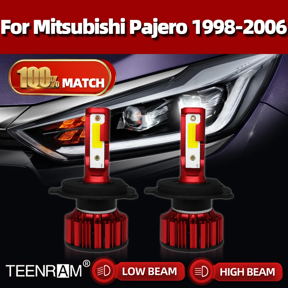 20000LM 120W H4 Canbus LED Headlight Turbo Lamp 12V 6000K White For Mitsubishi Pajero 1998-2000 2001 2002 2003 2004 2005 2006
20000LM 120W H4 Canbus LED Headlight Turbo Lamp 12V 6000K White For Mitsubishi Pajero 1998-2000 2001 2002 2003 2004 2005 2006