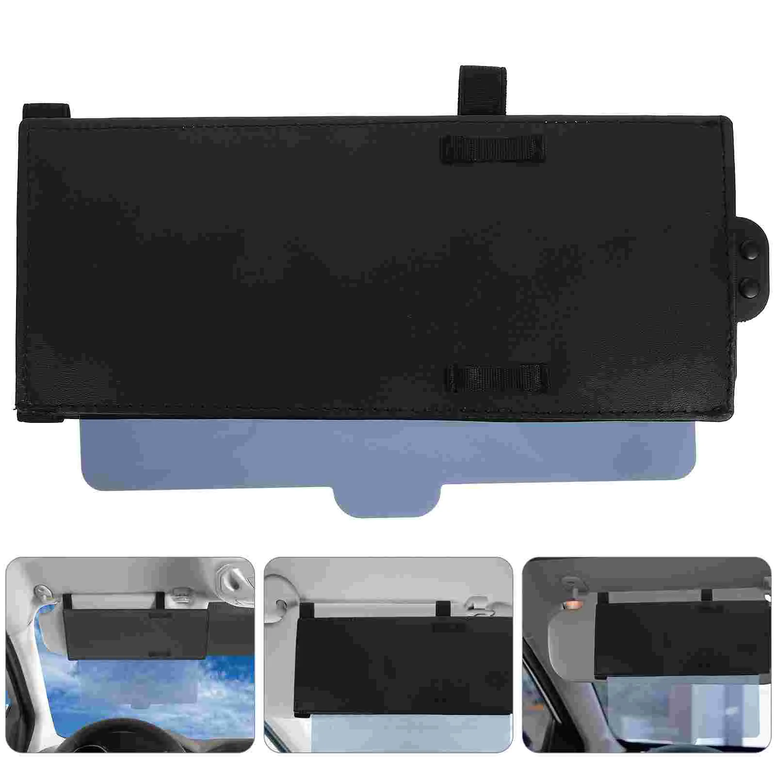 

Automotive Interior Sun Protection Anti-glare Car Visor Extension for Pu Visors Extender Attachment Cars Extenders