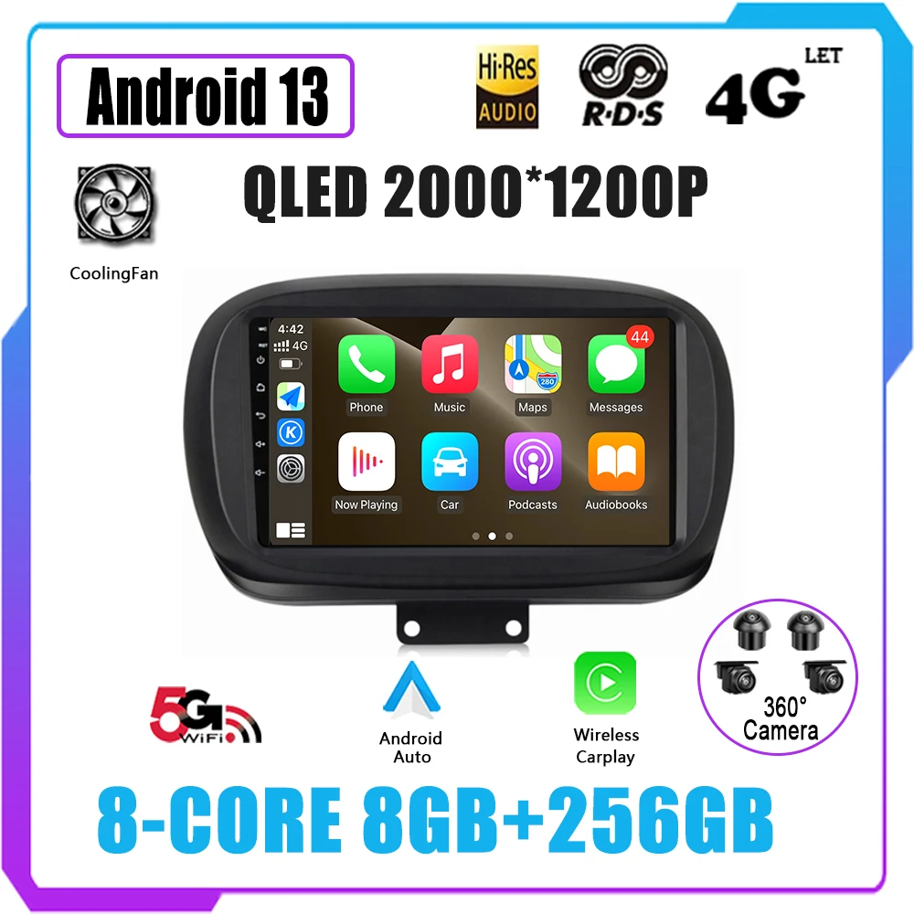 Автомагнитола мультимедийный плеер Android 13 для Fiat 500X навигация GPS DSP Carplay WIFI No Din
Автомагнитола мультимедийный плеер Android 13 для Fiat 500X навигация GPS DSP Carplay WIFI No Din