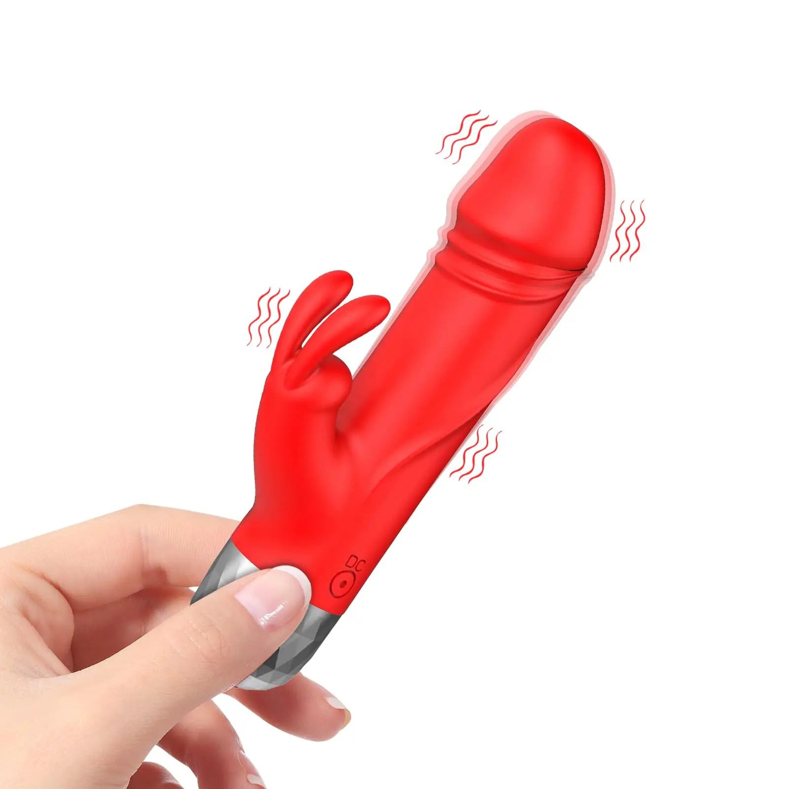 

Dildo Bullet Vibrator Sex Toys - Mini Rabbit Vibrators with 12 Vibration Modes, Small Dildos Clitoral G Spot Vibrator for Women