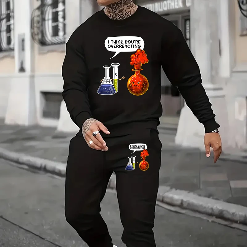 Мужской спортивный костюм из флиса, Повседневная Толстовка и штаны
Мужской спортивный костюм из флиса, Повседневная Толстовка и штаны