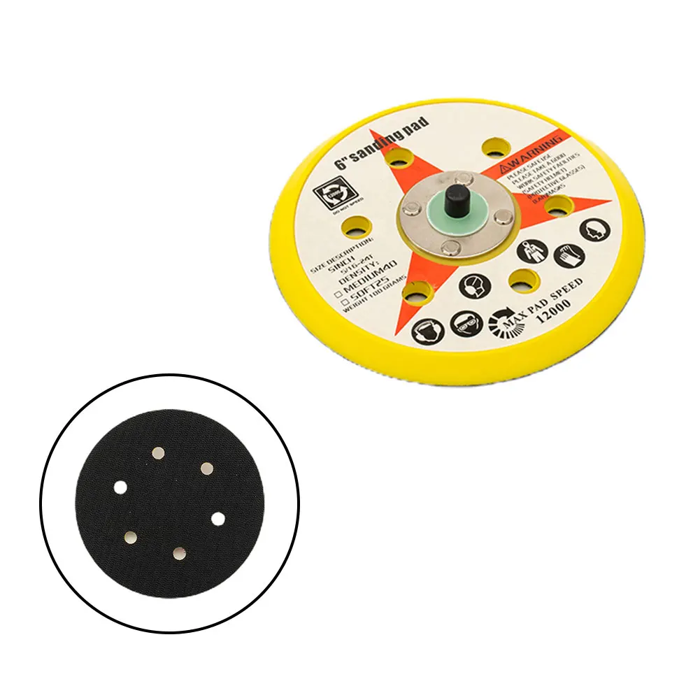 6 Inch 150mm Polishing Wheel Sanding Pad Sander Backing Pad Hook And Loop Backing Pad Plate Grinder Power Tools Accessories
6 Inch 150mm Polishing Wheel Sanding Pad Sander Backing Pad Hook And Loop Backing Pad Plate Grinder Power Tools Accessories