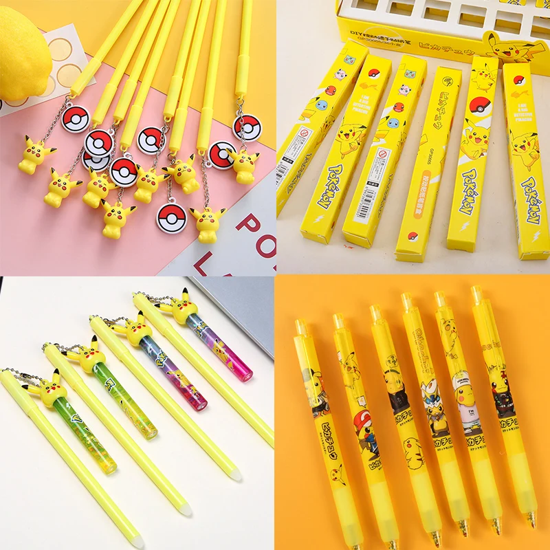 Pokemon Anime Gel Pen Press Pen 0.5mm Bullet Pikachu Black Carbon Pen Boys Girls School Stationery Anime Toys Kids Gifts
Pokemon Anime Gel Pen Press Pen 0.5mm Bullet Pikachu Black Carbon Pen Boys Girls School Stationery Anime Toys Kids Gifts