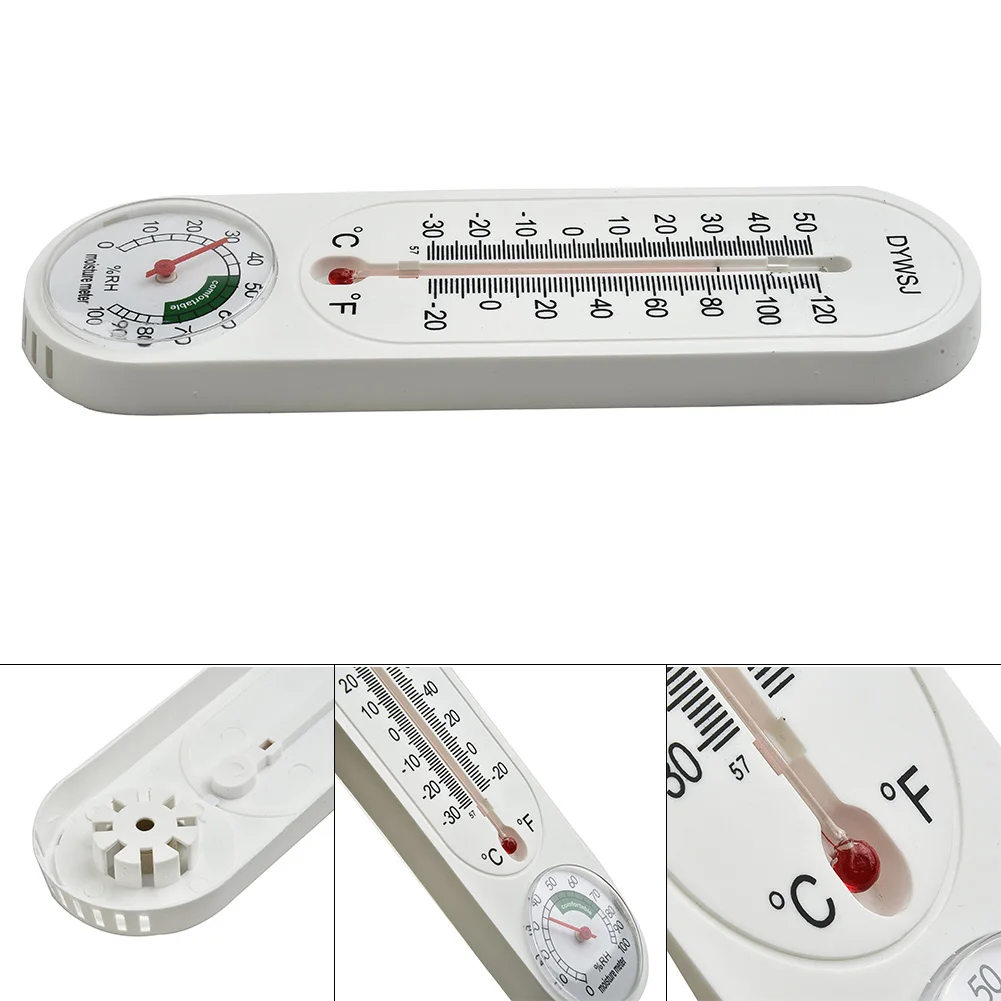 

Wall-mounted Digital Thermometer Humidity Meter Gauge Indoor Greenhouse Temperature Sensor Hygrometer Weather Station For Home