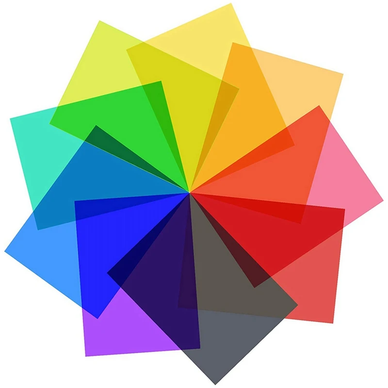 

18 шт. гелевых фотофильтров цветокоррекция цветных накладок гелевый фильтр для освещения пленки, Видео, Фото, сцены (многоцветные)