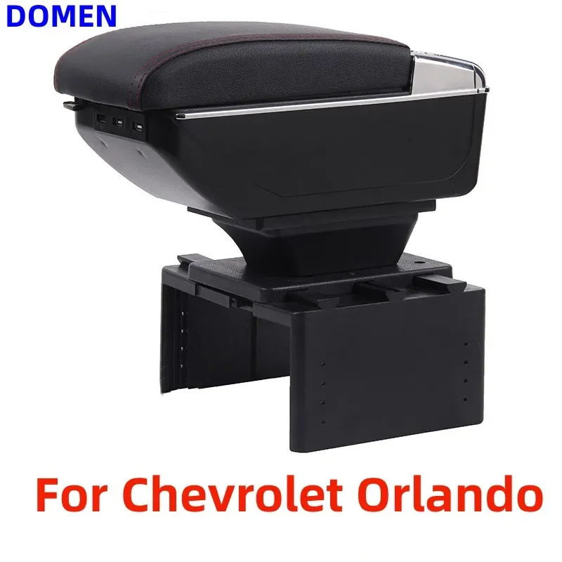 

Подлокотник для chevrolet orlando, универсальный автомобильный подлокотник, центральная консоль, поворотный контейнер для хранения