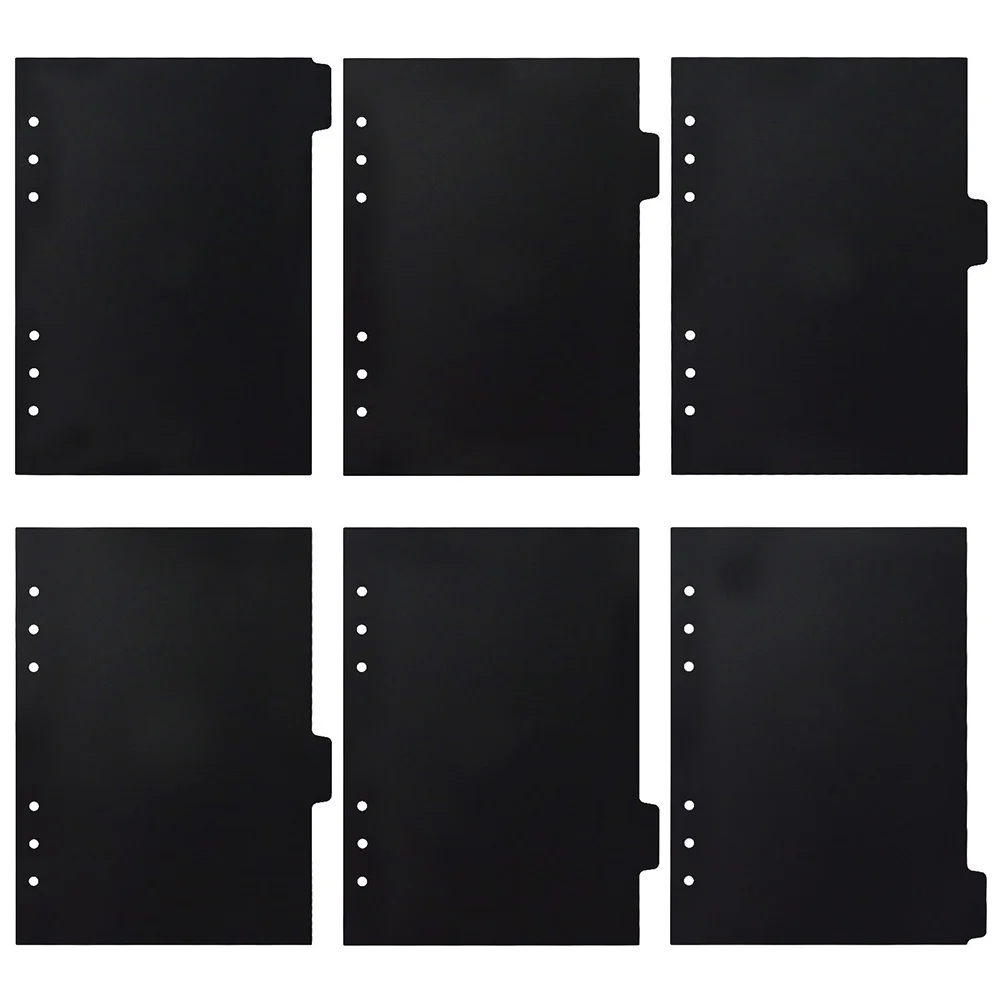 6Pcs Binder Dividers 6 Ring Removable Labels Plastic 6 Sheets Insertable Index Page Dividers 6 Hole Punch Dividers Letter A5
6Pcs Binder Dividers 6 Ring Removable Labels Plastic 6 Sheets Insertable Index Page Dividers 6 Hole Punch Dividers Letter A5